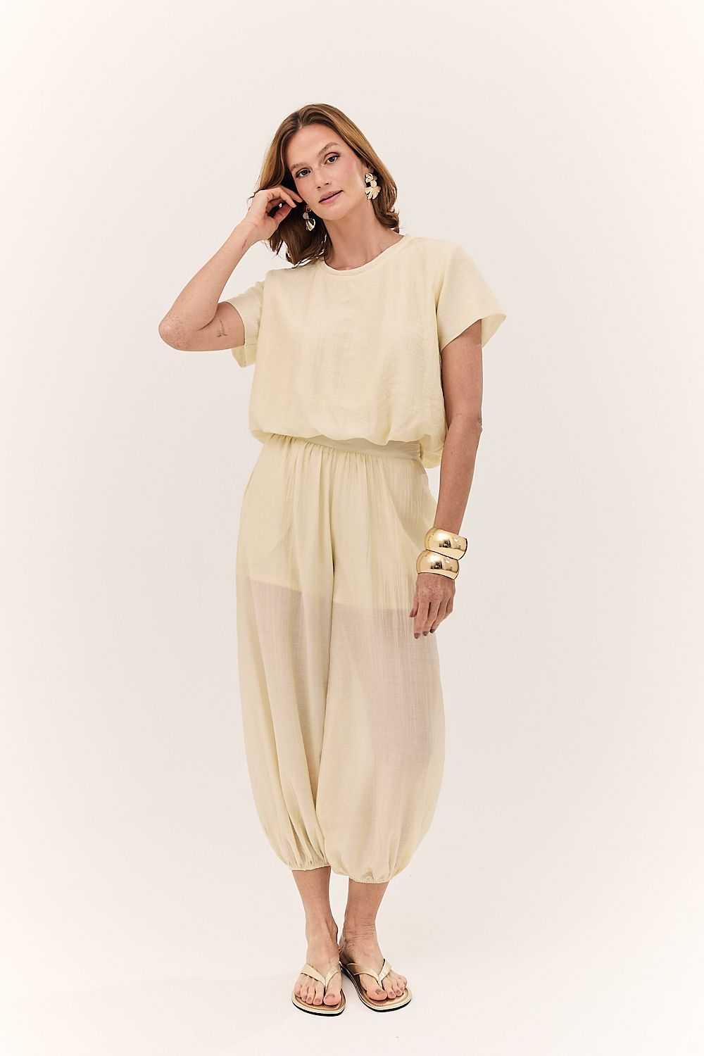 Calça Jogger Feminina Silk Siena