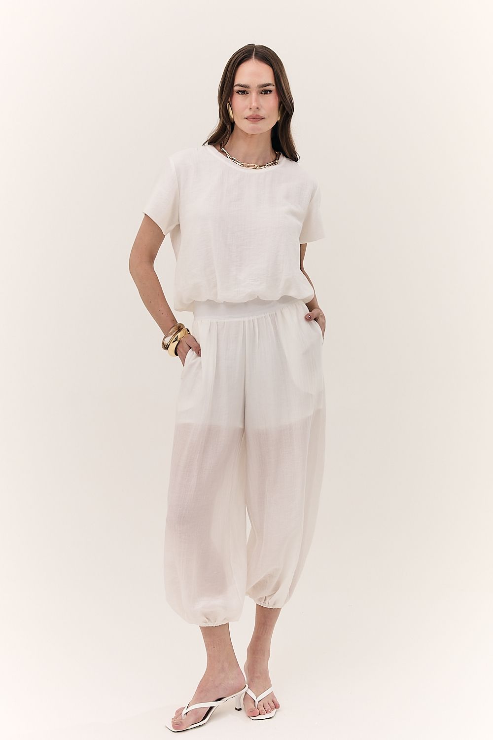 Calça Jogger Feminina Silk Siena