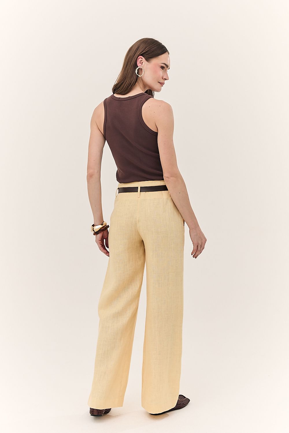 Blusa Regata Feminina Malha com Decote Chloe