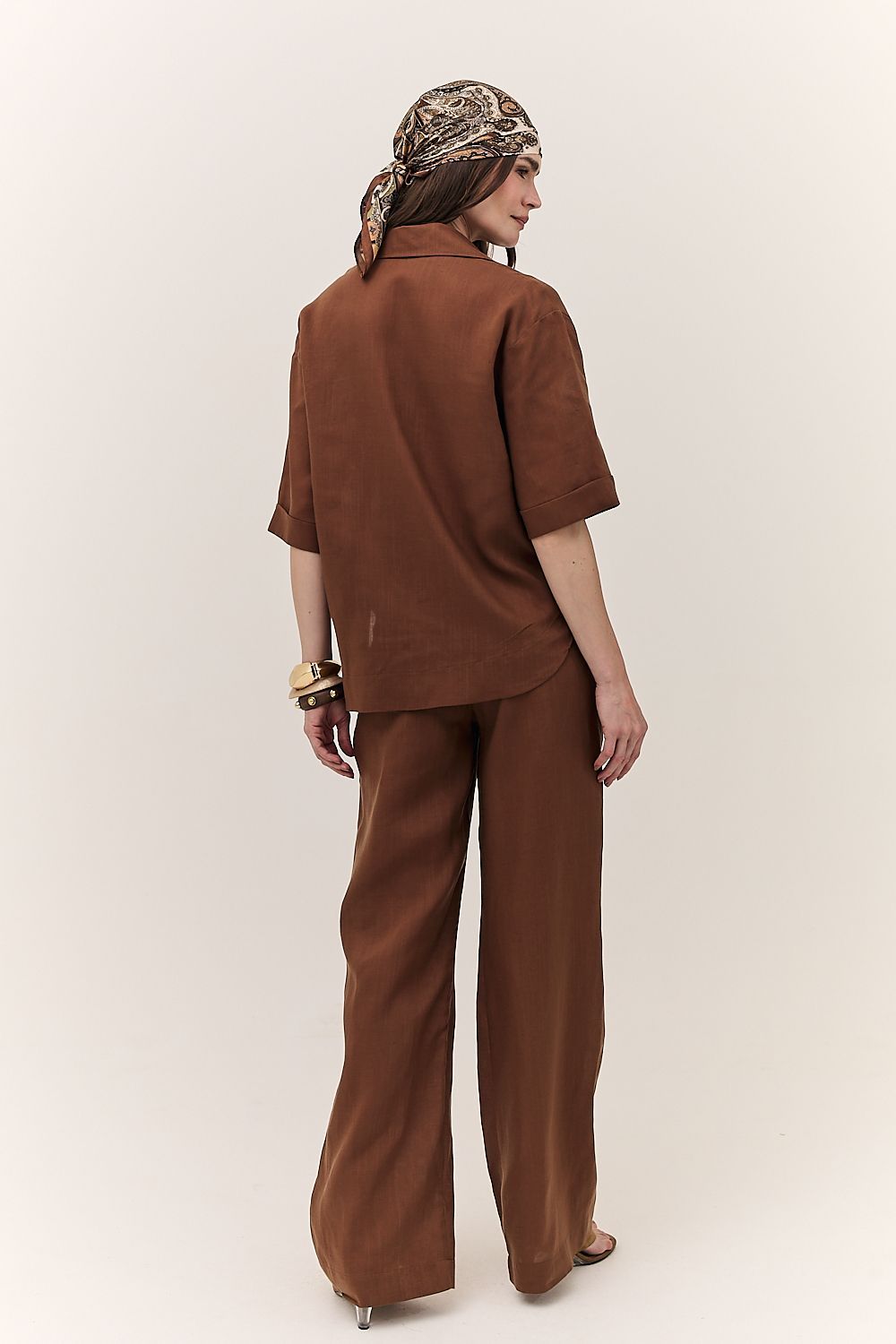 Blusa Feminina Linho e Bordados Cindy