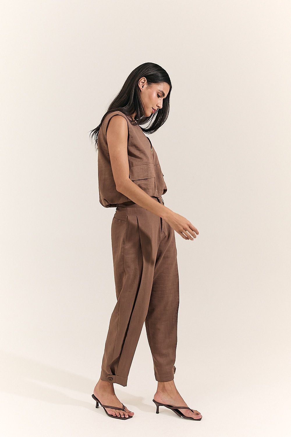 Calça Baggy Feminina Rayon Maitê
