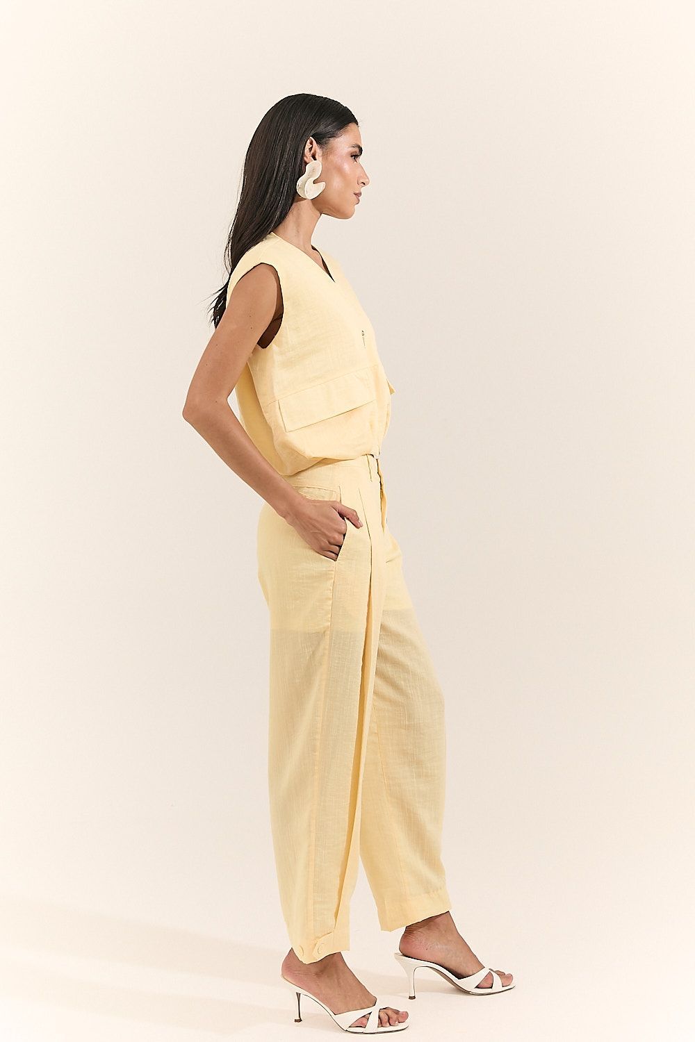 Calça Baggy Feminina Rayon Maitê