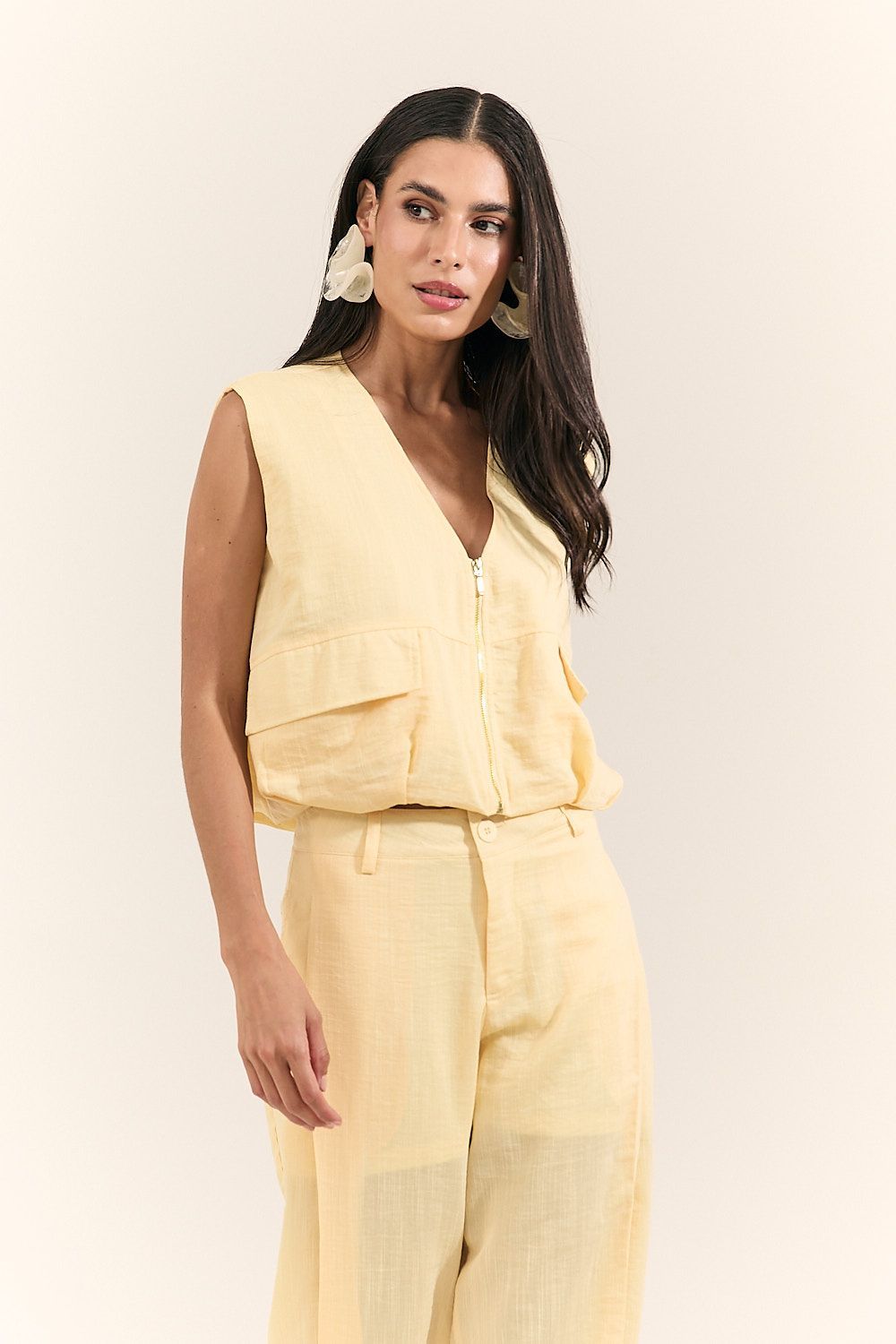 Calça Baggy Feminina Rayon Maitê