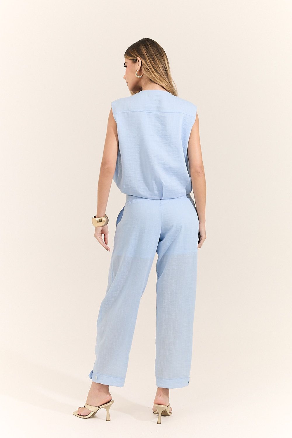 Calça Baggy Feminina Rayon Maitê