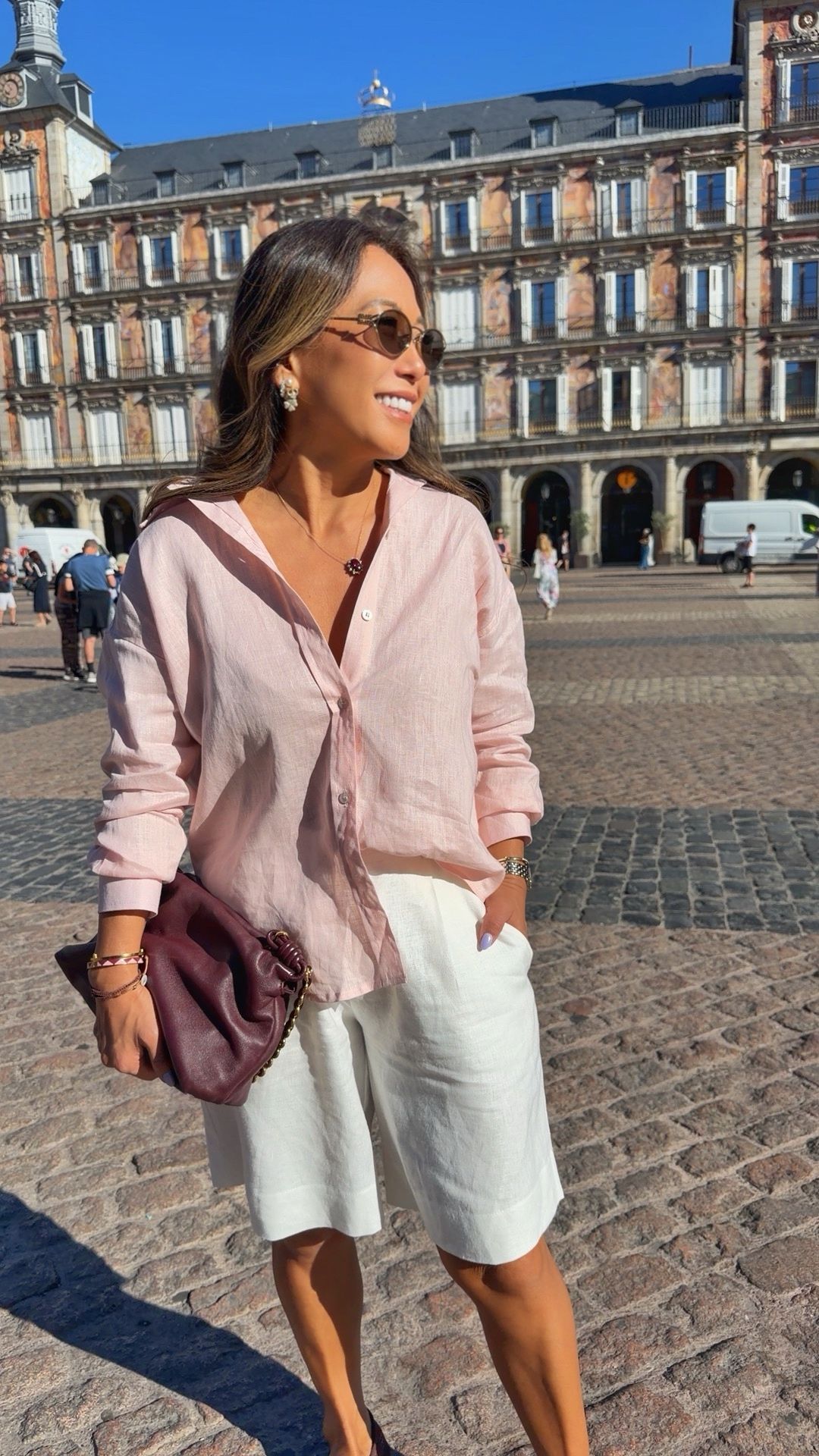 Camisa Clássica Feminina Puro Linho Elizabeth 