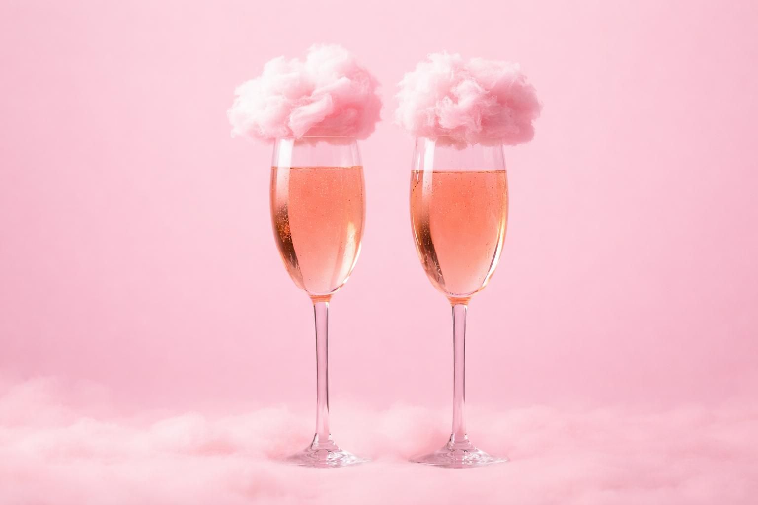 Pink Champagne & Candy Floss