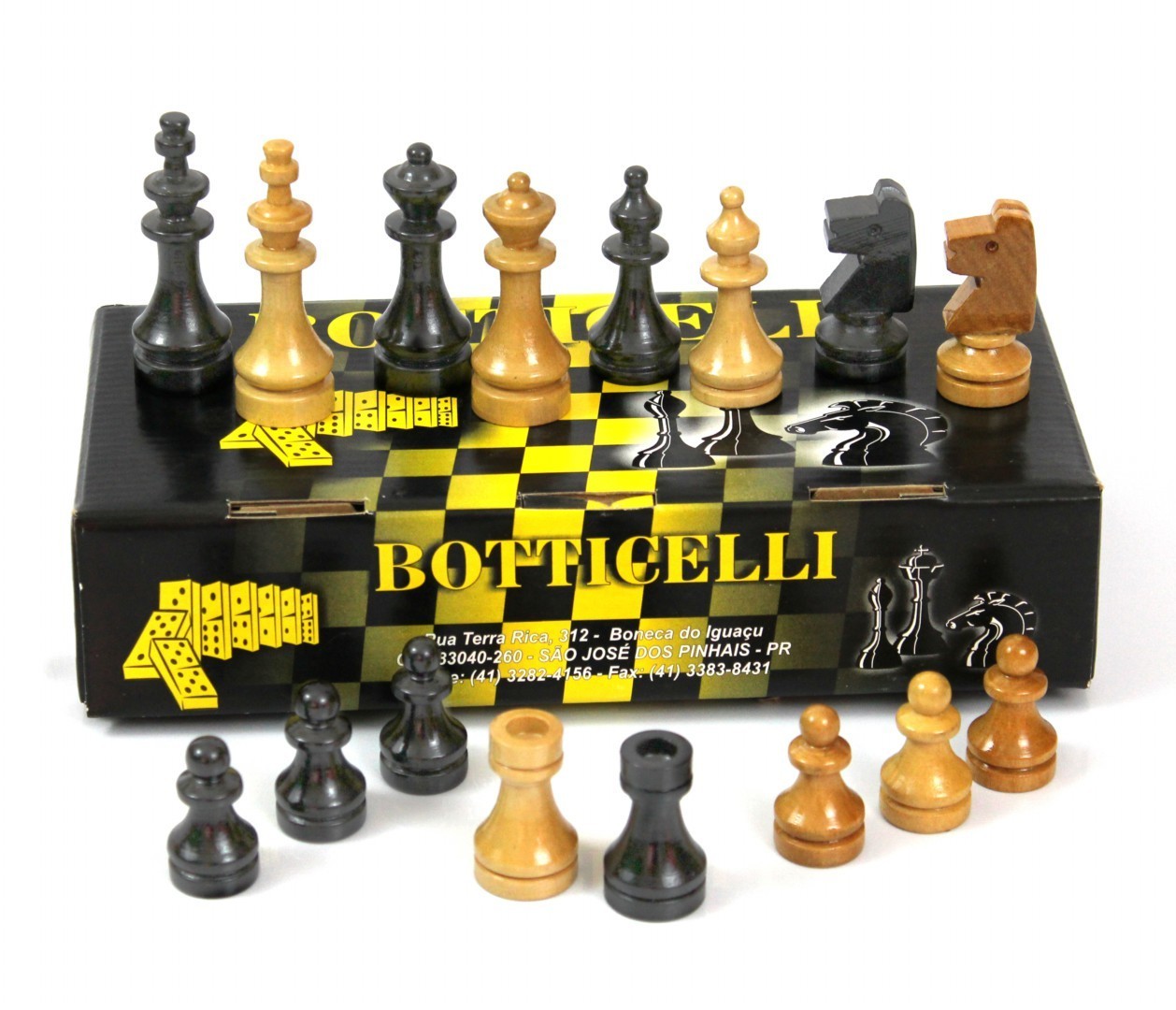 32 peça de madeira peças de xadrez internacionais conjunto sem