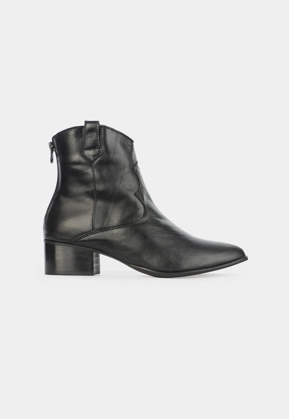 Bota Western Couro Preto