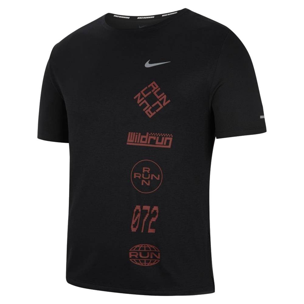 T-shirt Performance Nike Miler Wild Run Masculina