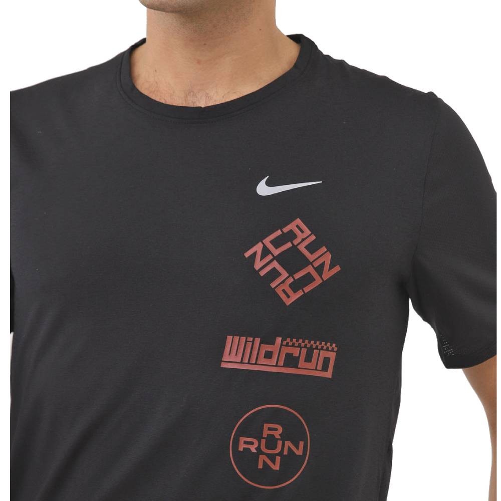 T-shirt Performance Nike Miler Wild Run Masculina