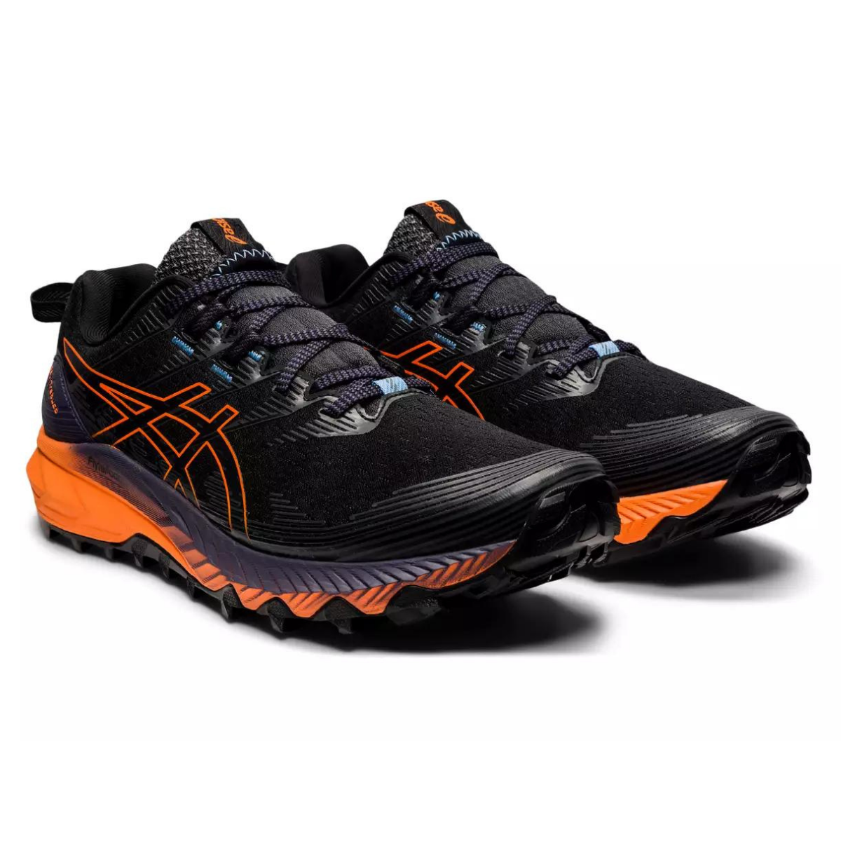 Tenis asics best sale preto com laranja