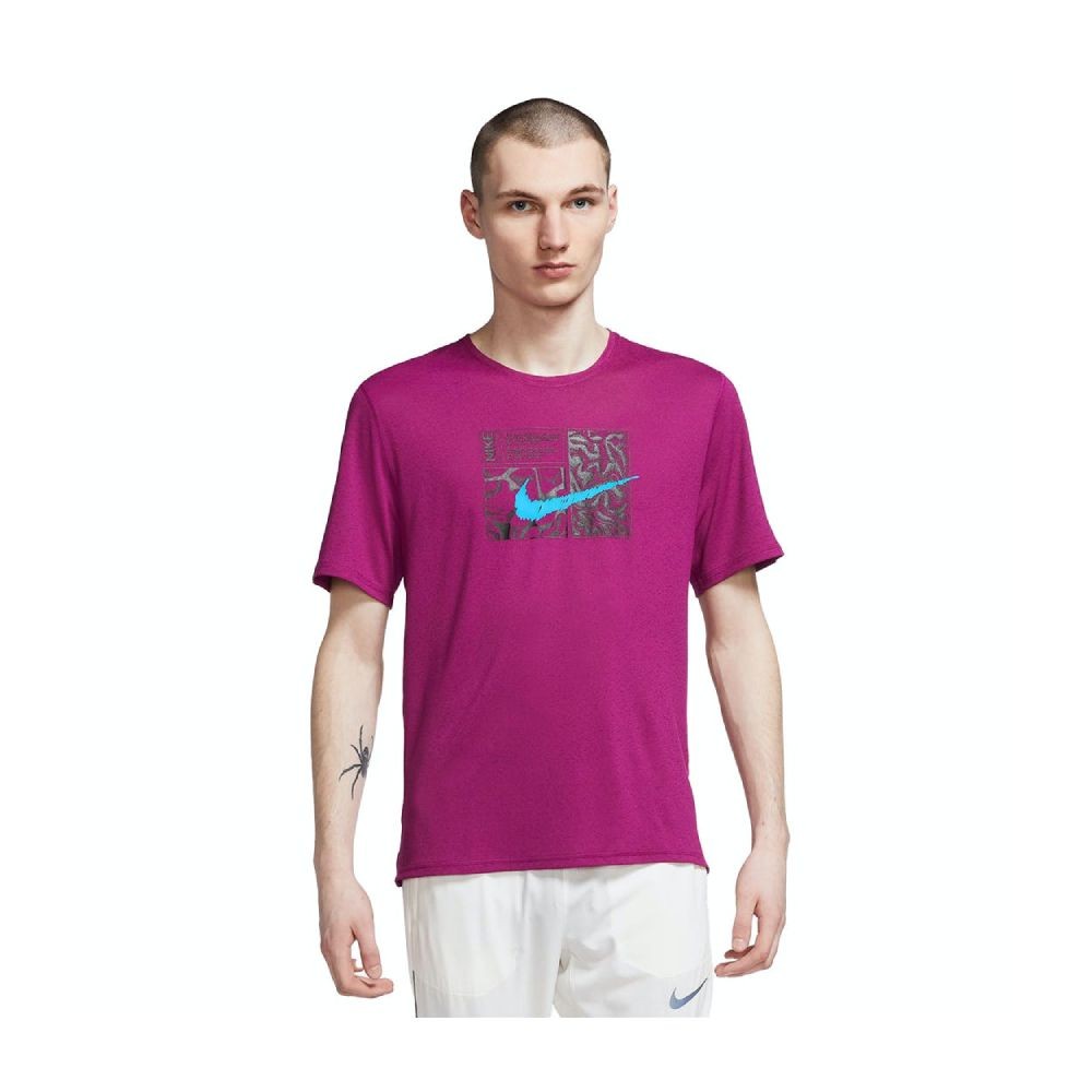 T-shirt Performance Nike Miler D.Y.E. Masculina