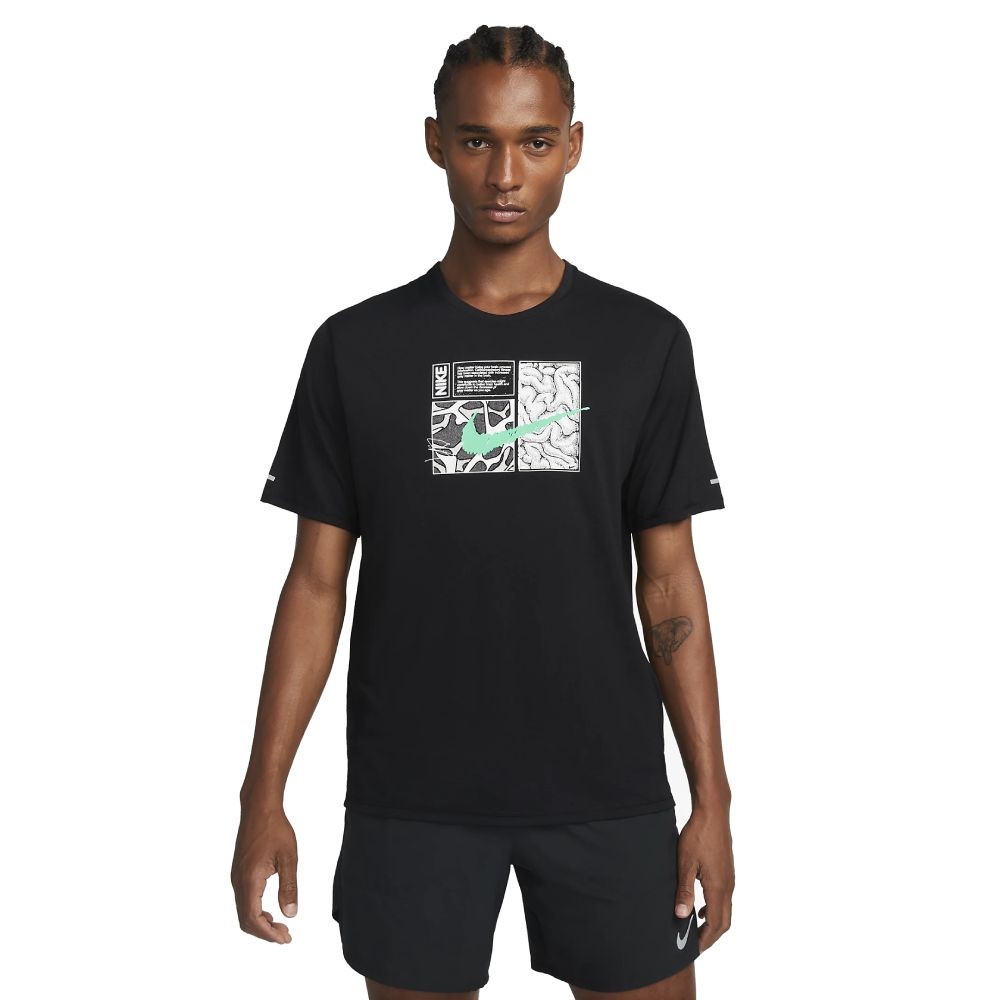 T-Shirt Performance Nike Miler D.Y.E. Masculino
