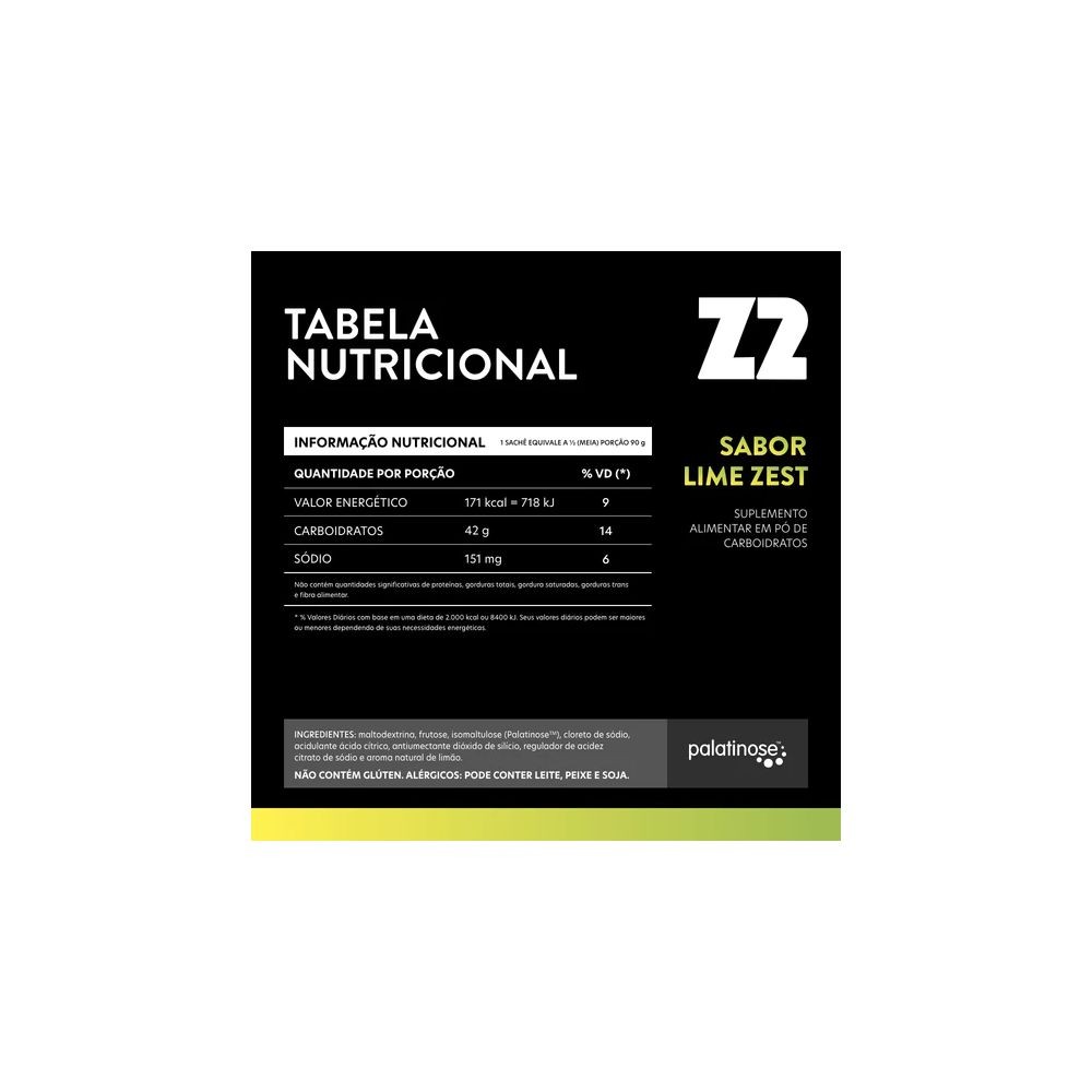 Carboidrato Pó Z2 Power Powder Lime Zest