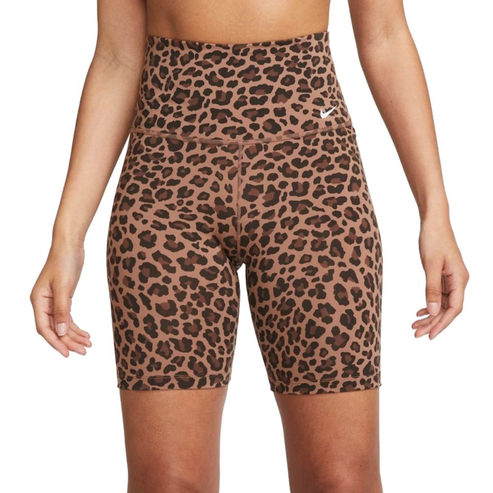 Bermuda Compressão Nike Print Leopard Feminina