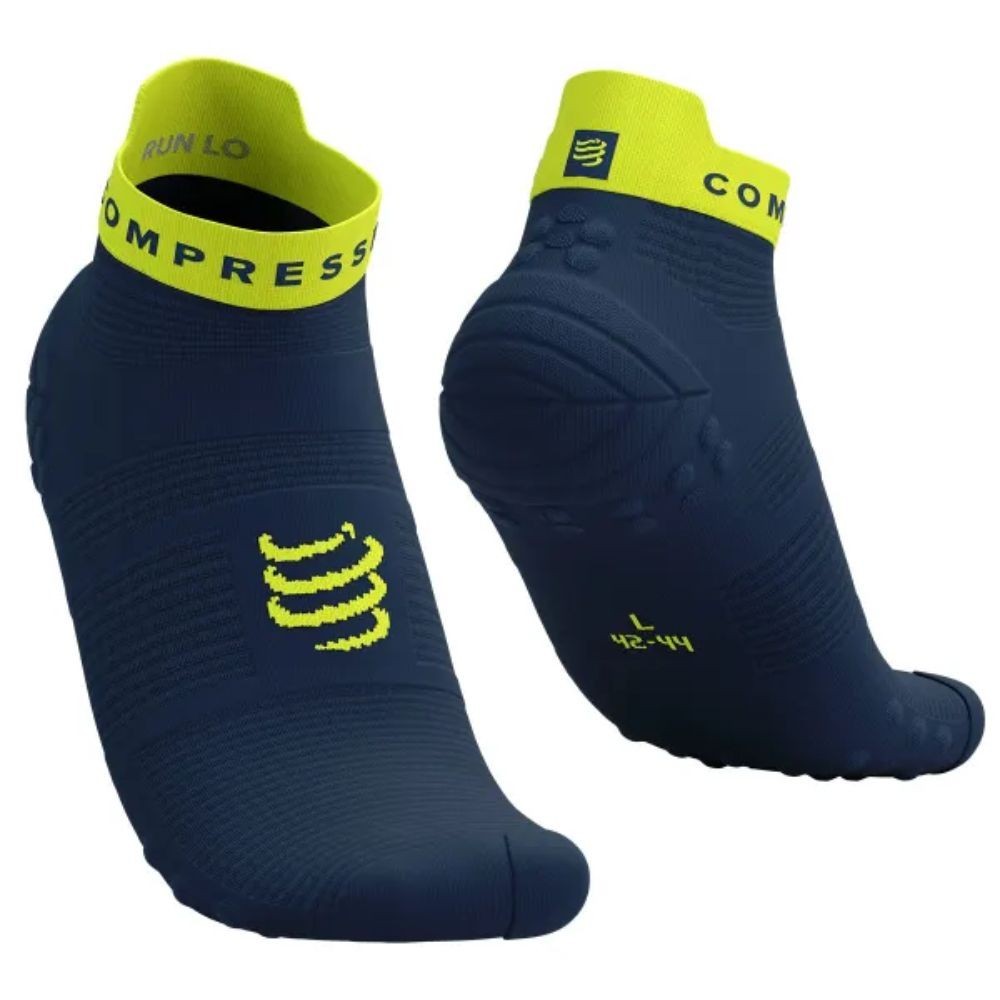 Meia Cano Curto Compressport Racing Socks V4 Run Lowcut Unissex