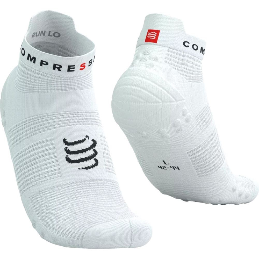 Meia Cano Curto Compressport Racing Socks V4 Run Lowcut Unissex
