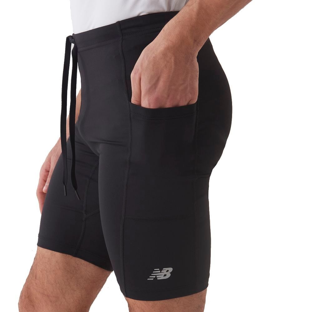 Bermuda Compressão New Balance Sleek Pocket 9 Masculina