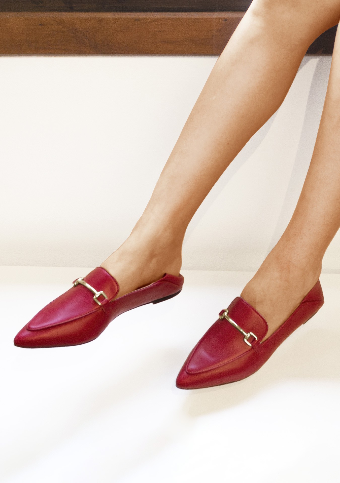 Dune guilt 2025 loafers red