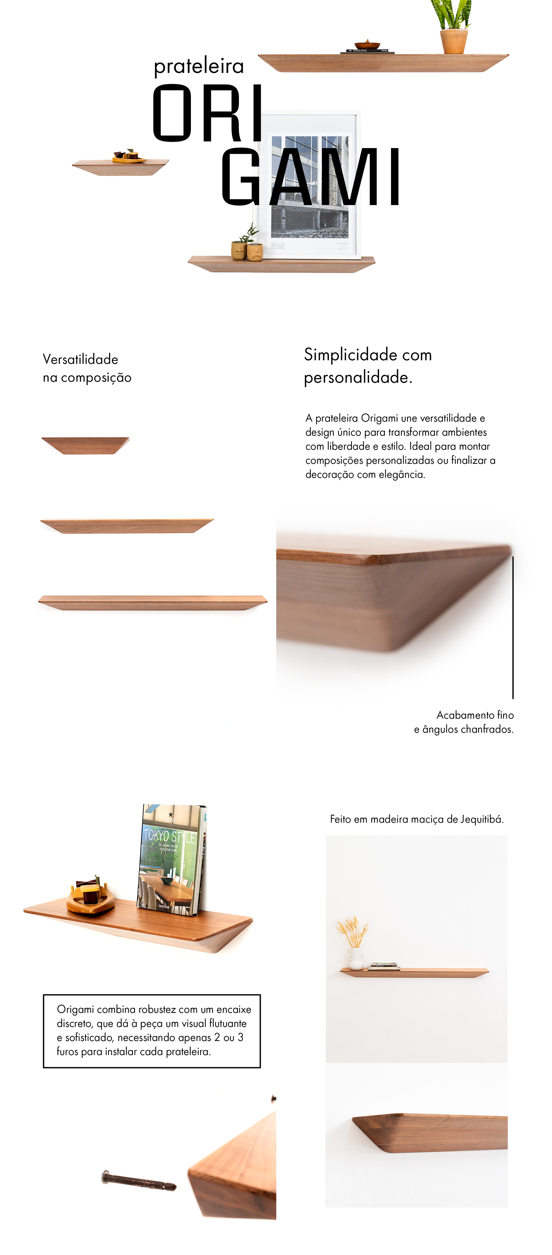 Prateleira Origami