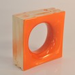 Cobogó Cerâmico Elemento V Sphera Arancione 20x20x7,8
