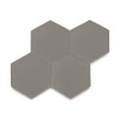 Ladrilho Hidráulico Ladrilar Hexagonal Cinza Escuro 20x23