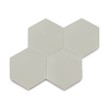 Ladrilho Hidráulico Ladrilar Hexagonal Cinza Claro 20x23