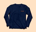 Camiseta Dryfit Manga Longa Azul (Masculina)