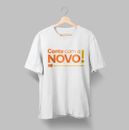 Camiseta Conte com o NOVO Branca (Unissex)