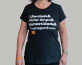 Camiseta And & Preta (Feminina)