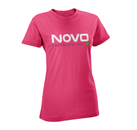Camiseta de Algodão Rosa (Feminina)