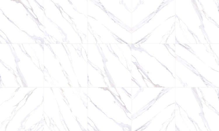 Porcelanato Villagres Bianco Carrara Polido 90,5x90,5