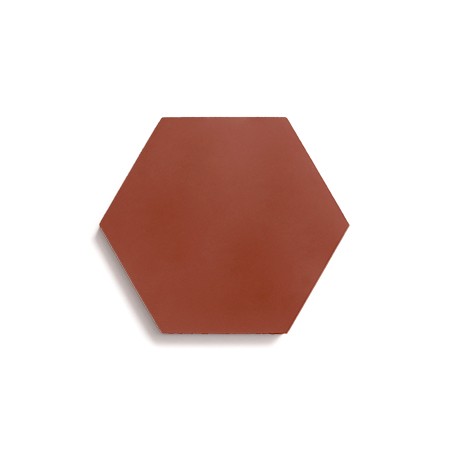 Ladrilho Hidráulico Ladrilar Hexagonal Vermelho 15x17