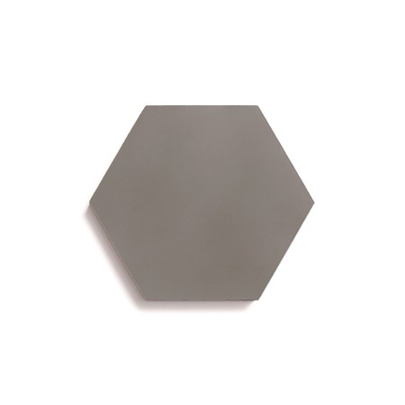 Ladrilho Hidráulico Ladrilar Hexagonal Cinza Escuro 15x17