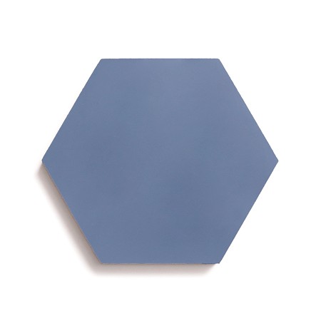 Ladrilho Hidráulico Ladrilar Hexagonal Azul Ultramar 20x23