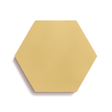 Ladrilho Hidráulico Ladrilar Hexagonal Amarelo Claro 20x23