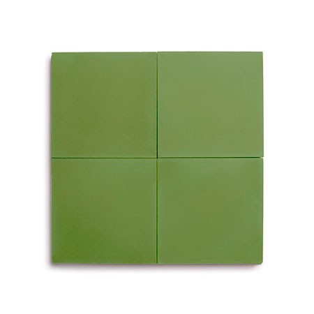 Ladrilho Hidráulico Ladrilar Quadrado Verde Bandeira 15x15