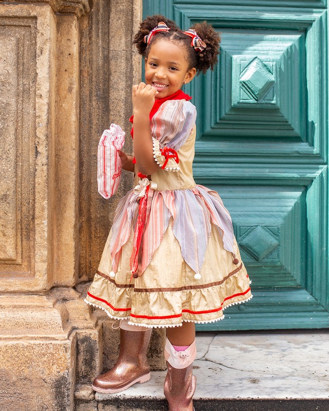 Vestido Infantil Junino Maria Bonita