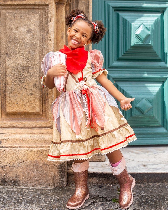 Vestido Infantil Junino Maria Bonita