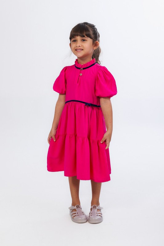 Vestido Infantil Rosa Pink