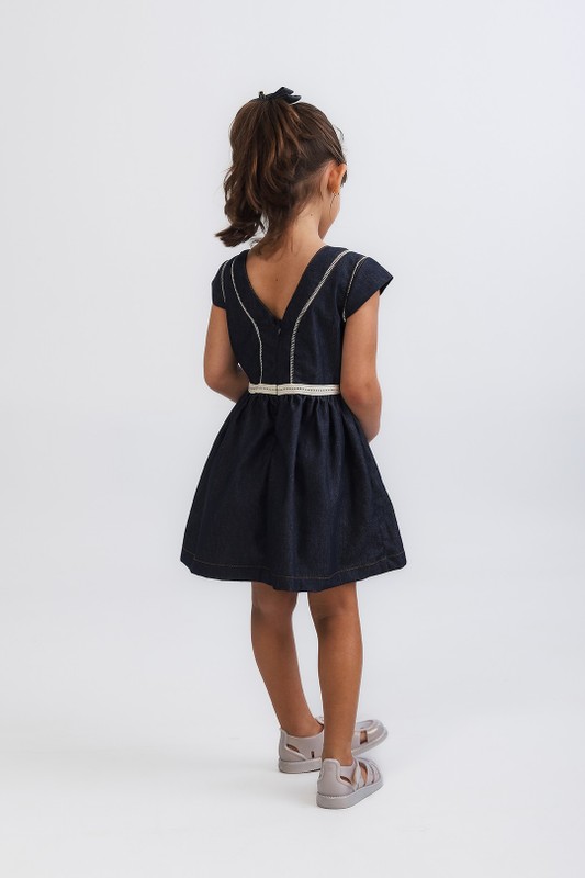 Vestido Infantil Jeans