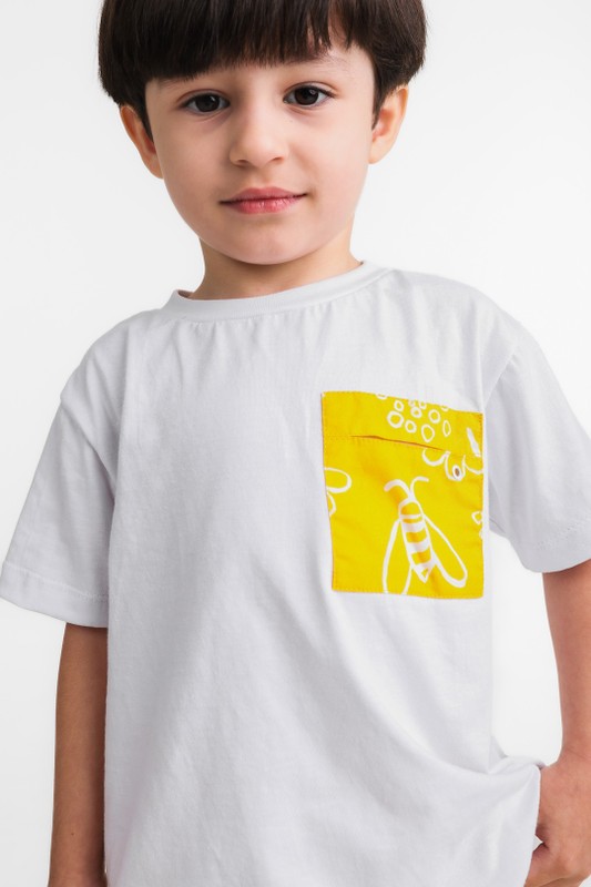 Camiseta Infantil Menino Básica Estampa Pólen