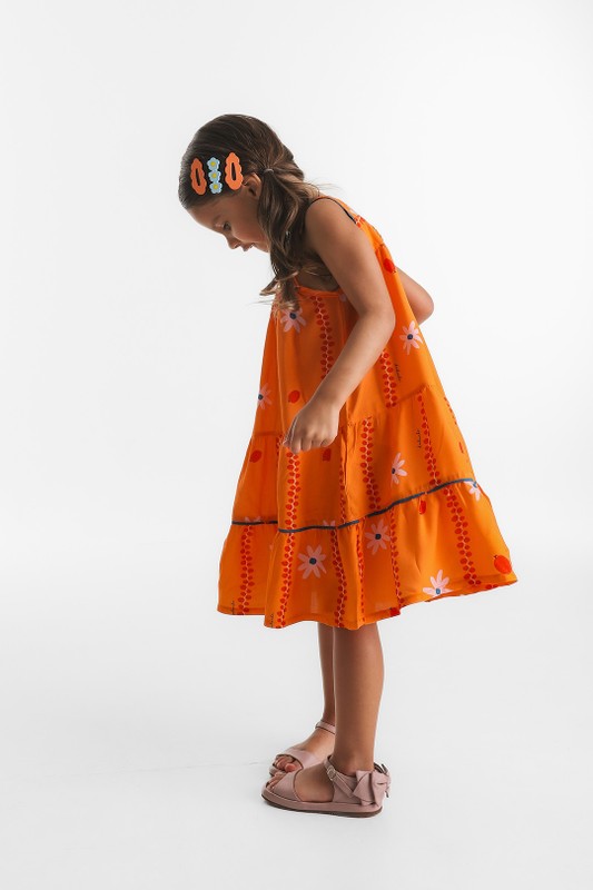 Vestido Infantil Marias Dendê 