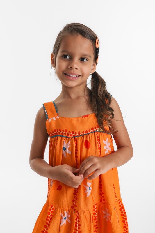 Vestido Infantil Marias Dendê 