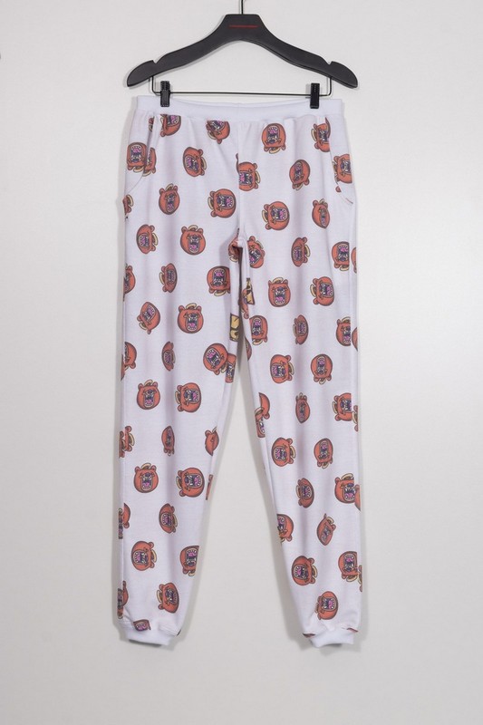 calça moletom Snoop 3x4 mão