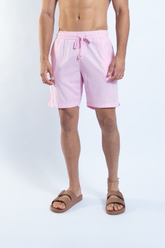 short linho KB rosa