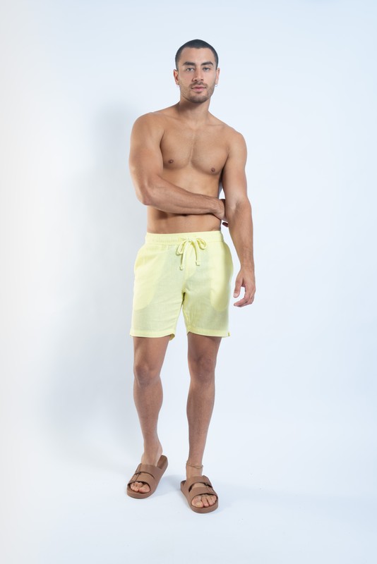 short linho KB verde