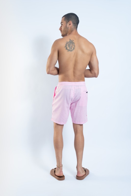 short linho KB rosa