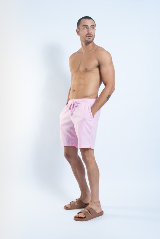 short linho KB rosa