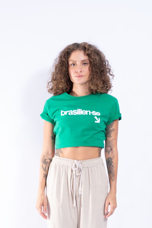camiseta brasilien-se seta verde